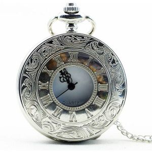 Retro Brons Steampunk Pocket Watches Ketting Quartz Pocket & Fob Horloges Chain Mens Womens Klok Relogio De Bolso