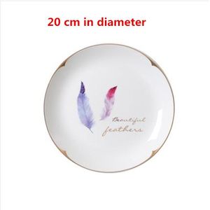 Hopefully Good - Amerikaanse Land - Keramische Plaat Hanger - Wanddecoratie - Dier Patroon Kunstwerk