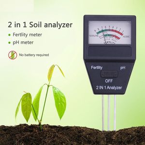 2 In1 Vruchtbaarheid Tester Vocht Licht Zonlicht Ph Meter Tester Kit Voor Garden Plant Bloem Vocht Meting Tuingereedschap
