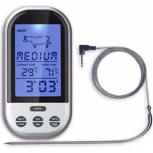 Vlees Thermometers Bluetooth Lcd Digitale Probe Remote Draadloze Bbq Grill Keuken Thermometer Thuis Koken Gereedschap Met Timer Alarm