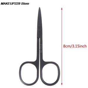 Professionele Nail Schaar Manicure Voor Nagels Wenkbrauw Neus Wimper Cuticle Schaar Gebogen Pedicure Makeup Tools 1x