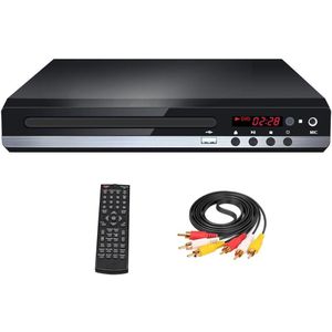 Multi Formaat Karaoke Us Plug Usb Hdmi Vcd Afstandsbediening Mic Input Cd Dvd-speler Voor Tv Met Kabel installeren Thuis Draagbare