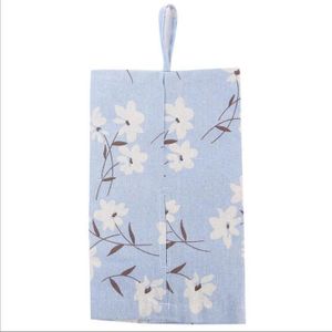 Cotton and linen paper towel set paper bag pumping box paper towel storage box toilet paper towel storage bag