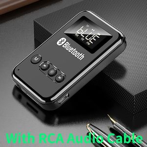 Disour Fm Bluetooth 5.0 Audio Zender Recevier 4 In 1 3.5Mm Aux Rca Tf Jack Led Display Stereo Draadloze adapter Voor Auto Tv