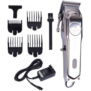 Kemei-1996 Kapper Oplaadbare Tondeuse Alle Metalen Elektrische Tondeuse Mannen Professionele Baard Trimmer Kapsel Machine