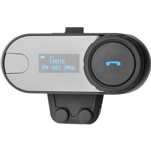 Freedconn TCOM-SC Motorfiets Bluetooth Helm Headset 800M Draadloze Intercom Helm Hoofdtelefoon Met 2 In 1 Headset