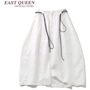 Chinese stijl broek hoge taille baggy broek vrouwen vrouwen broek wit extra losse wijde pijpen broek AA2741