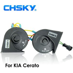 CHSKY Auto Hoorn Slak soort Hoorn Voor KIA Cerato 2003 12V Loudness 110-129db Auto Hoorn Lange Levensduur tijd Hoge Lage Claxon