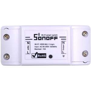 Itead Sonoff Basic Wifi Schakelaar Diy Draadloze Afstandsbediening Domotica Licht Smart Home Automation Relais Module Controller Werk Met Alexa