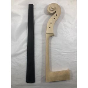 1X4/4 Cello Hals Hand Gesneden-Halffabrikaten