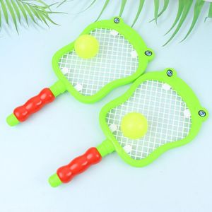 1 Set Praktische Draagbare Tennis Racket Badminton Racket Set Sport Speelbal Voor Peuters Kinderen Kids