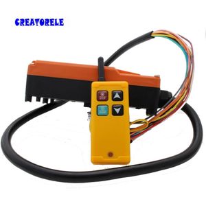 Industriële Draadloze Radio afstandsbediening Schakelaar voor crane 1 ontvanger + 1 zender AC220V 110 V 380 V 36 V DC12V 24 V