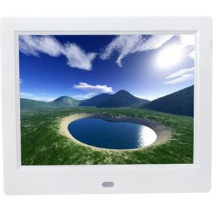 Digitale Fotolijst 8 Inch Scherm Led Hd 1024X768 Mult-Media Speler MP3 MP4 Met Wekker Elektronische Album