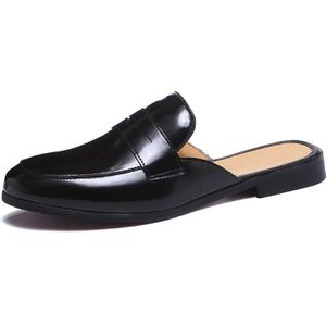 Heren Open Back Loafer Slip-On Dress Slippers Casual Comfortabel Op Backless Loafers voor Man Maat 6 ~ 10