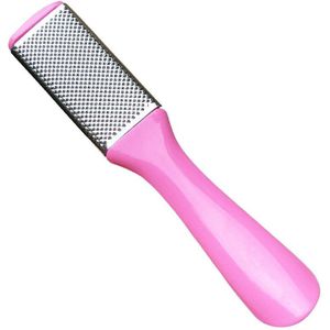 1Pc Rvs Huishoudelijke Pedicure Voet Bestand Met Plastic Handvat Voor Verwijderen Eelt En Dode Huid Dagelijks Voetverzorging tool