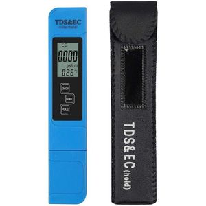 Tds Ec Meter Temperatuur Tester Pen 3 In 1 Functie Geleidbaarheid Water Meting Tool Tds Ec Tester 0-9990 Ppm 15%