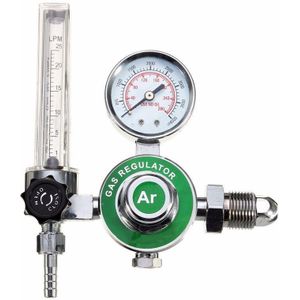 Argon CO2 Gas Mig Tig Flow Meter Lassen Las Regulator Gauge Voor Lasser CGA580 Past