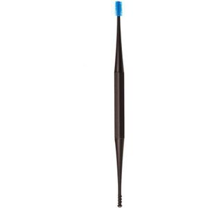 1Pc Zachte Siliconen Ear Wax Removal Tool Dubbele Hoofd Schroef Oor Cleaner Gereedschap Wasbare Ear Wax Picking Gehoorapparaat oor Zorg