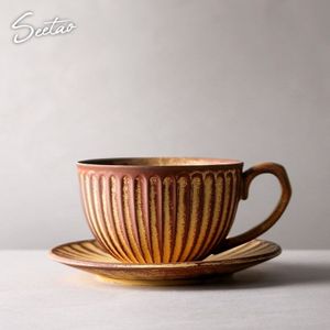 Jaoan Creatieve Koffiekopje Porseleinen Kop En Schotel Set Thuis Melk Thee Cups Theewaar Kahve Fincan Takimlari Keramische Cup AC50CK