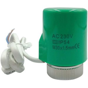 230V 2W Temperatuurregeling Voor Vloerverwarming Accessoires Normaal Open Dicht Elektrische Thermische Actuator Spruitstuk Thermostaat