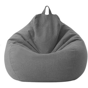 Luie Sofa Cover Effen Stoelbekleding Zonder Filler/Innerlijke Zitzak Poef Bladerdeeg Couch Tatami Woonkamer Meubels Cover