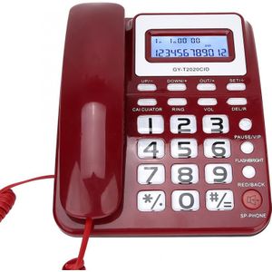 Desktop Draadgebonden Telefoon Met Luidspreker Voice Recorder Caller Id Display Bedrade Vaste Telefoon Voor Home Office Hotel