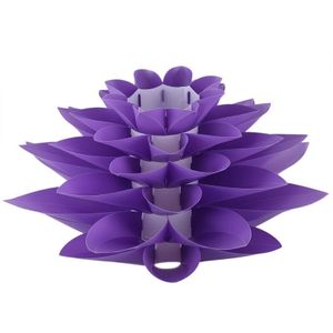 Diy Lotus Lampenkap Iq Pp Plafondlamp Schaduw-Hanglamp Schaduw Kerst Woonkamer Decor Verlichting, Dia: 53Cm (Paars)