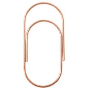 20 Stks/partij 50X23 Mm Grote Maat Paperclip Metalen Brede Kantoor Enorme Paperclip Bindmiddel YLM9799