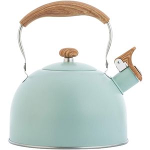 2.5L Rvs Whistling Theeketel Food Grade Theepot Voor Make Thee Kook Water Compatibel Gas Kachels Inductie Fornuis