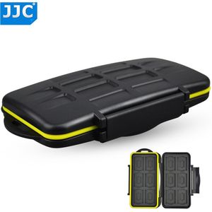 Jjc Waterbestendig Shockproof Sd Kaarthouder Opslag Camera Geheugenkaart Zak Case Protector Cover Voor 12 Sd + 12 Micro Sd Kaarten