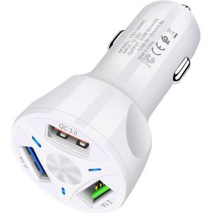 Mini Fast Charger Dual Usb Auto Telefoon Oplader 5V 3.1A Universele Telefoon Oplader Voor Iphone Samsung Xiaomi Snelle Auto telefoon Oplader