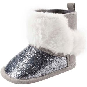 Baby Jongens Meisjes Snowboots Soft Sole Glitter Sequin Bont Enkellaarsjes Anti-Slip Een Paar Winter Warm Peuter eerste Wandelaar Schoenen