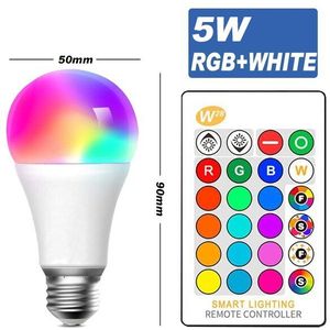 1Pcs 15W Wifi Slimme Lamp E27 B22 Dimbare Rgb + Cw Led Spotlight Bluetooth Voice Control Lamp werken Met Alexa Google Thuis