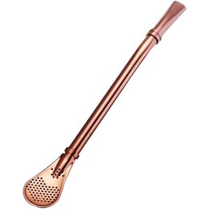 Multifunctionele Lepel Stro Thee-ei Lepel Sap Stro Thuis Bar Cafe 6 Kleuren