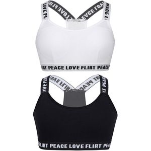 2 Stuks Crop Top Voor Meisjes Beha Junior High School Studenten Developmental Ondergoed Vest Katoen Sport Zomer Dunne Топы Для девушек