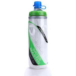 610Ml Fiets Fles Outdoor Sport Houden Koude Fles Fietsen Klimmen Wandelen Drink Fles Koeler Warmer Fiets Plastic Waterfles