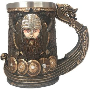 Meidusa Koffie Mokken Rvs Tankard Griekse Mythologie Vikings Bier Glazen Bekers En Mokken Drinkware
