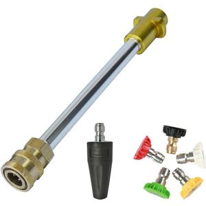 Hogedrukreiniger Lance Auto Wasmachine Water Spray Wand Omzetten Lance Adpater Voor Karcher K Fitting 1/4 ""Quick Connector