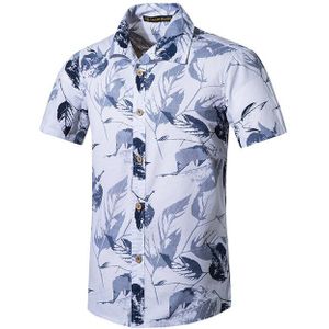 Zomer Mannen Shirts Casual Loose Korte Mouw Strand Blouse Snel Droog Plus Size Zomer Tops Mannen Camisas Hombre Streetwear man