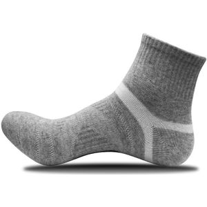 20 Pairs Mannen Atletische Sokken Katoen Ademend Running Basketbal Sokken Hoge Elastische Active Wear Korte Sokjes Eu Maat 40-44