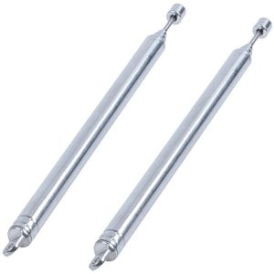 2Pcs 7 Sectie Am Radio, Fm, Tv Uitbreiding Antenne Antenne 66Cm Lange