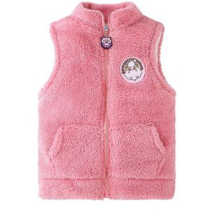 Lente En Herfst Meisje Vest Kinderen Stand-Up Kraag Vest Jas Baby Warm Vest 206 01