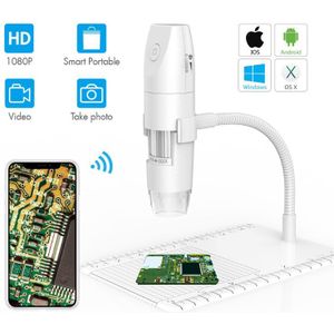 Draadloze Digitale Microscoop Met Wifi Usb Flexibele Arm Observatie Stand Voor Iphone Android Pc