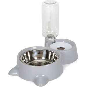 1.8L Bubble Huisdier Kommen Voedsel Automatische Feeder Fontein Water Drinken Voor Kat Hond Kitten Voeden Container Dierbenodigdheden