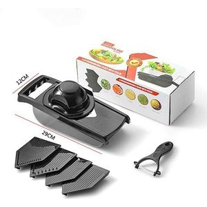 Groentesnijder Handleiding Multifunctionele Fruit Slicer Rasp Shredders Afvoer Mand Snijmachines Gadget Verstelbare Keuken Accessoires