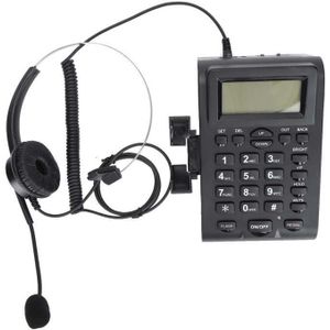 HT900 Call Center Telefoon Met Omnidirectionele Microfoon Headset Geschikt Voor Thuis Kantoor Noise Cancelling Callcenter Telefoon