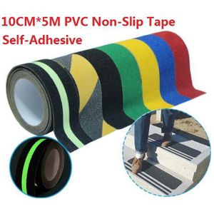 10Cm * 5M Trappen Floor Badkamer Grind Kruimelig Antislip Pvc Waarschuwing Veiligheid Zelfklevende Tape Non-slip Strip