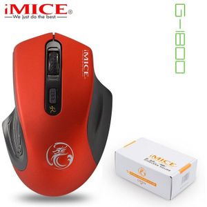 IMICE G-1800 Factory Direct Supply 2.4G Wireless Mute Mouse Business Office 4 Button Gaming Wireless Mouse Bluetooth Mouse