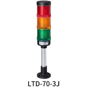 Diameter 70Mm 24V Rood Geel Groen Led Signal Tower Light Multi-Lagen Stack Alarm Lichten Waarschuwing Lamp voor Industriële Machine