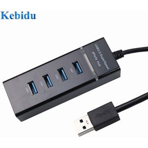 KEBIDU Hi-Speed 4 Port USB 3.0 Multi HUB Splitter Uitbreiding Voor Desktop PC Laptop Adapter USB HUB 4 poorten High Speed Naven